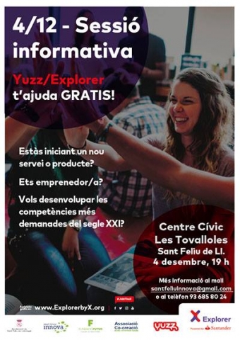 Sessió informativa sobre el programa Explorer, a Sant Feliu de Llobregat