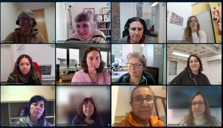 Imatge de trobada virtual