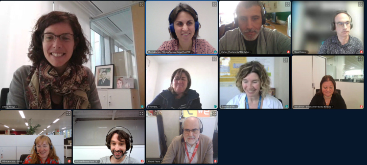 Imagen de encuentro virtual