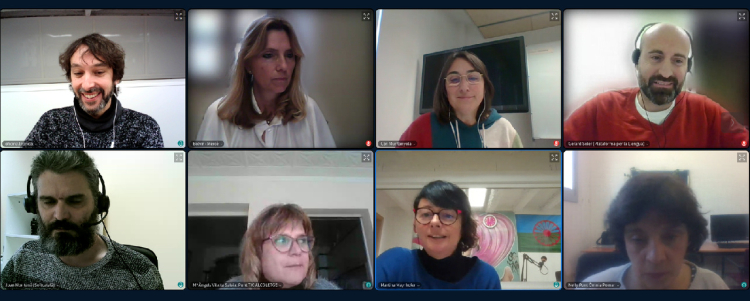 Imatge de trobada virtual