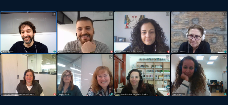 Imatge de trobada virtual