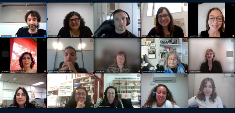 Imatge de trobada virtual