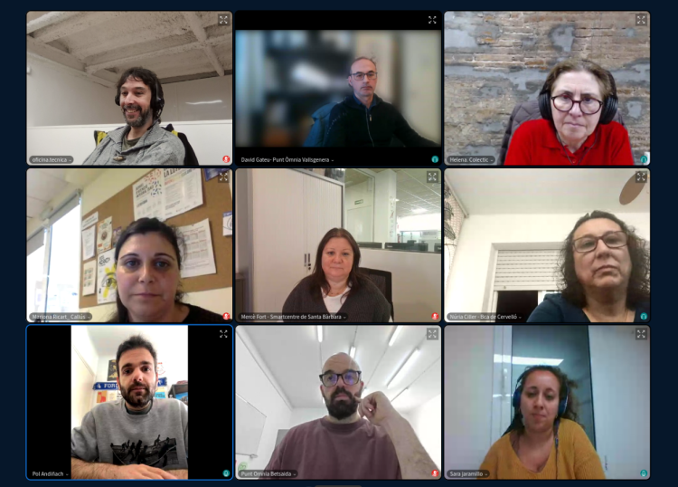 Imatge de trobada virtual