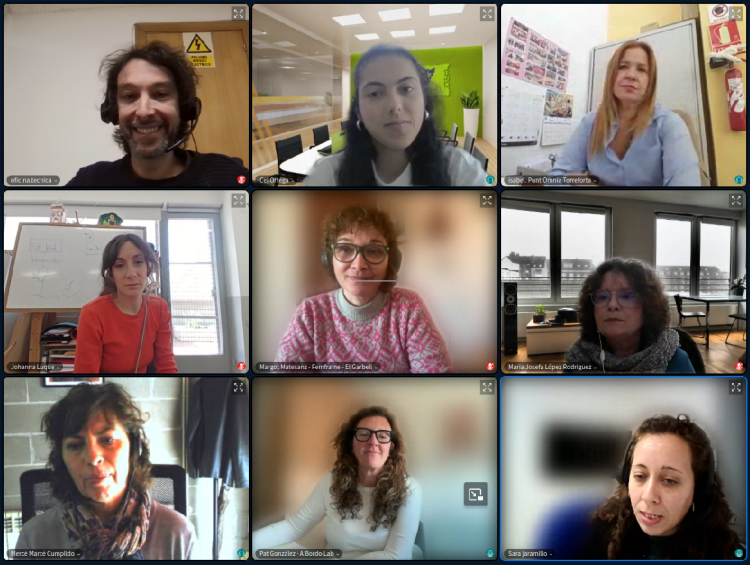 Imatge de trobada virtual