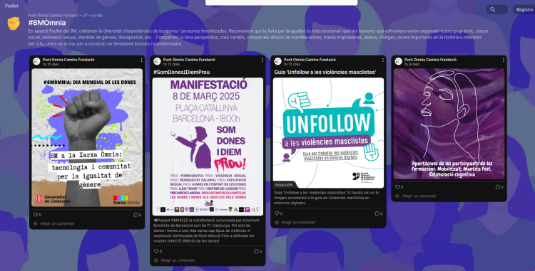 Imatge del Punt Òmnia Camins Fundació