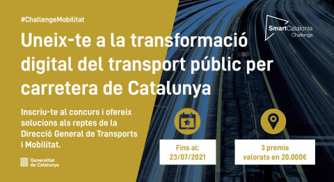 Banner del SmartCatalonia Challenge 2021