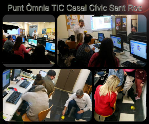 Xerrada formativa Bibot  Programació i Robòtica Punt Òmnia Sant Roc per Entitats d'inclusió