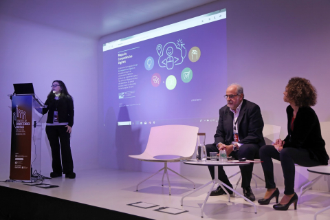 Presentació del Mapa de competències digitals al I Congrés de Competències Digitals