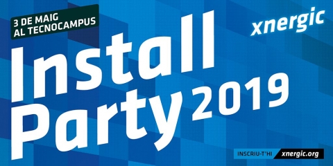 Cartell de la 'Install Party 2019' de Mataró