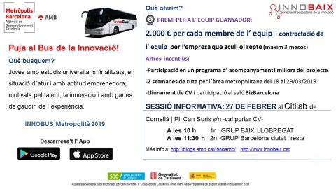 Informació sobre la segona edició de l''Innobus Metropolità'