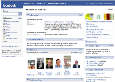 I ara... Punt TIC al Facebook
