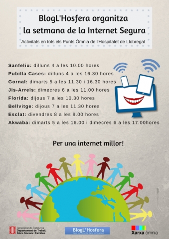 Cartell de la Setmana de la Internet Segura de la BlogL'Hosfera