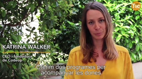 Katrina Walker, CEO i fundadora de CodeOp