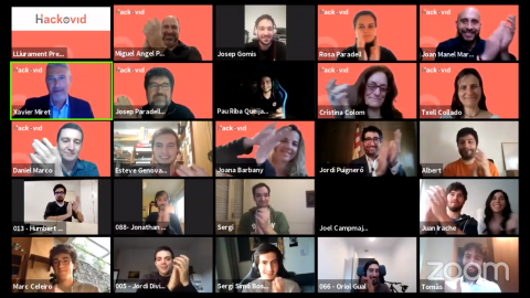 Lliurament dels premis Hackovid 20