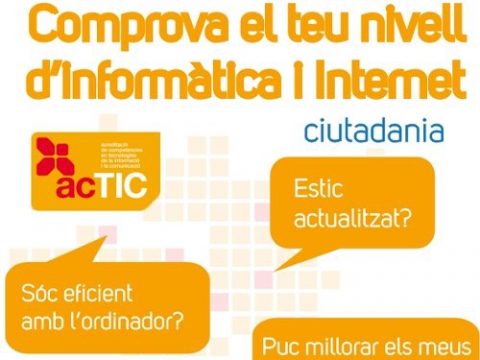 Cursos del Nivell bàsic i mitjà de l'acreditació ACTIC, a la Ribera d'Ebre