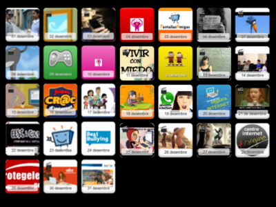 Calendari de desembre 2014 amb recursos de seguretat