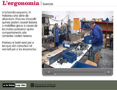 Captura d'una píndola informativa