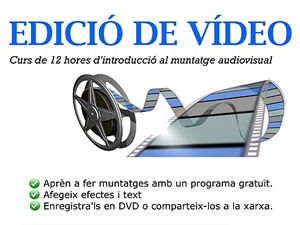 Cartell del taller d'edició de vídeo d'elCanal