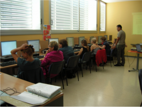 Una formació al Punt TIC de Tremp