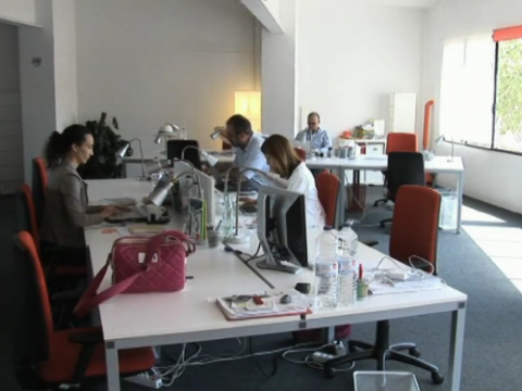 Espai Taronja. Fotograma del reportatge de XIP TV.