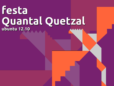 Part del cartell de la festa de llançament de l'Ubuntu 12.10