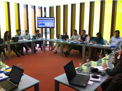 Fotografia de l'assemblea de l'Asociación Comunidad de Redes de Telecentros