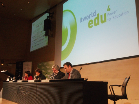 Taula rodona a l'ITWorldEdu 2011