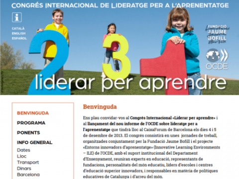 Congrés Internacional Liderar per aprendre