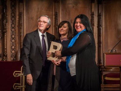 Recolllint Premi Ciutat de Barcelona 2011 d'Educació al projecte Racons