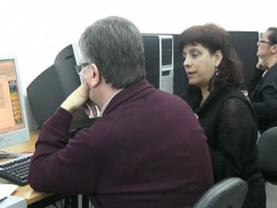 La dinamitzadora i participants de l'Òmnia de Pomar