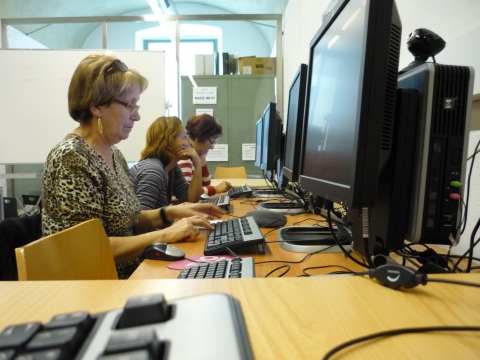 Participants al Punt TIC Palau Falguera de Sant Feliu de Llobregat