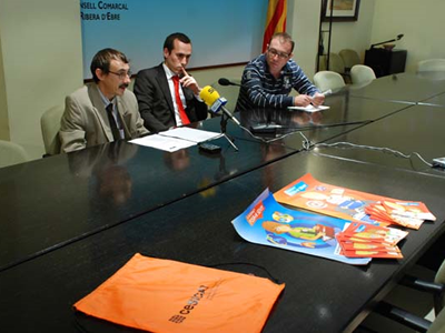 Presentació de la jornada de seguretat a Móra d'Ebre. Imatge de la plana web del Consell Comarcal de la Ribera d'Ebre