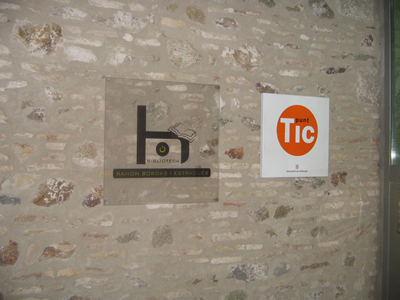 Entrada del Punt TIC de Castelló d'Empúries