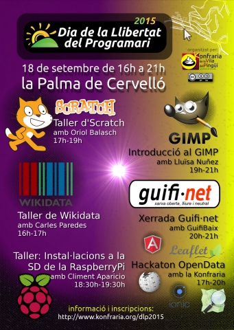 Cartell del Dia de la Llibertat del Programari 2015