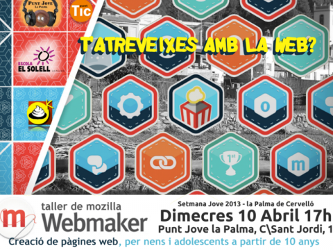 Cartell del taller de webmakers