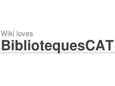 Wiki loves BibliotequesCAT