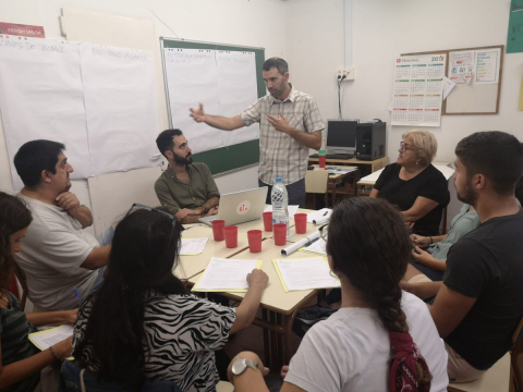 Sessió del procés participatiu de l'Òmnia a l'Hospitalet de Llobregat 