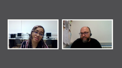 Parlem sobre programari lliure amb Lady Pazmiño de l'Òmnia Colectic i en David Picó de l'Òmnia PES La Mina.