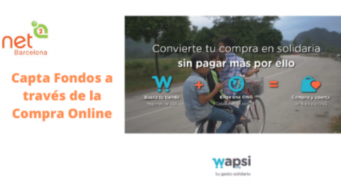 NetSquared Barcelona organitza la Meetup 'Captació de fons a través de la compra online' el 26 de febrer de 2020 