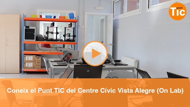Embedded thumbnail for Es presenta el Punt TIC Centre Cívic Vista Alegre (On Lab Castelldefels)